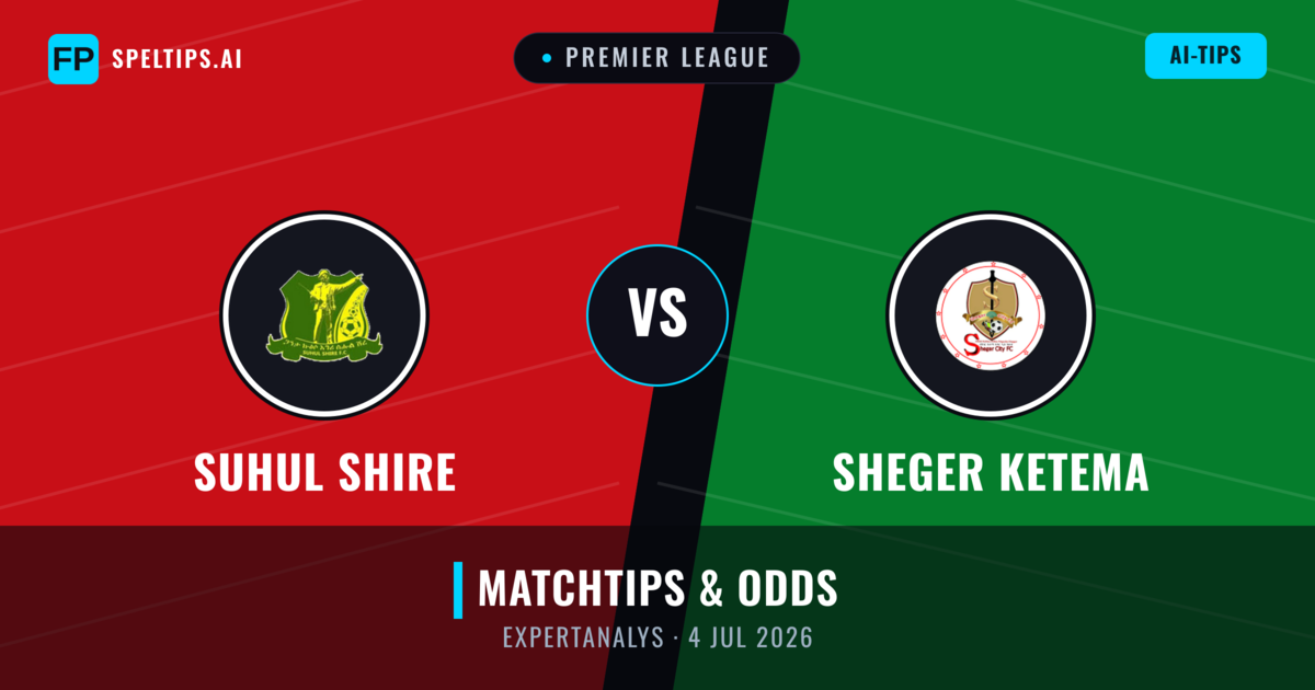 Suhul Shire vs Sheger Ketema — matchtips och förhandstitt