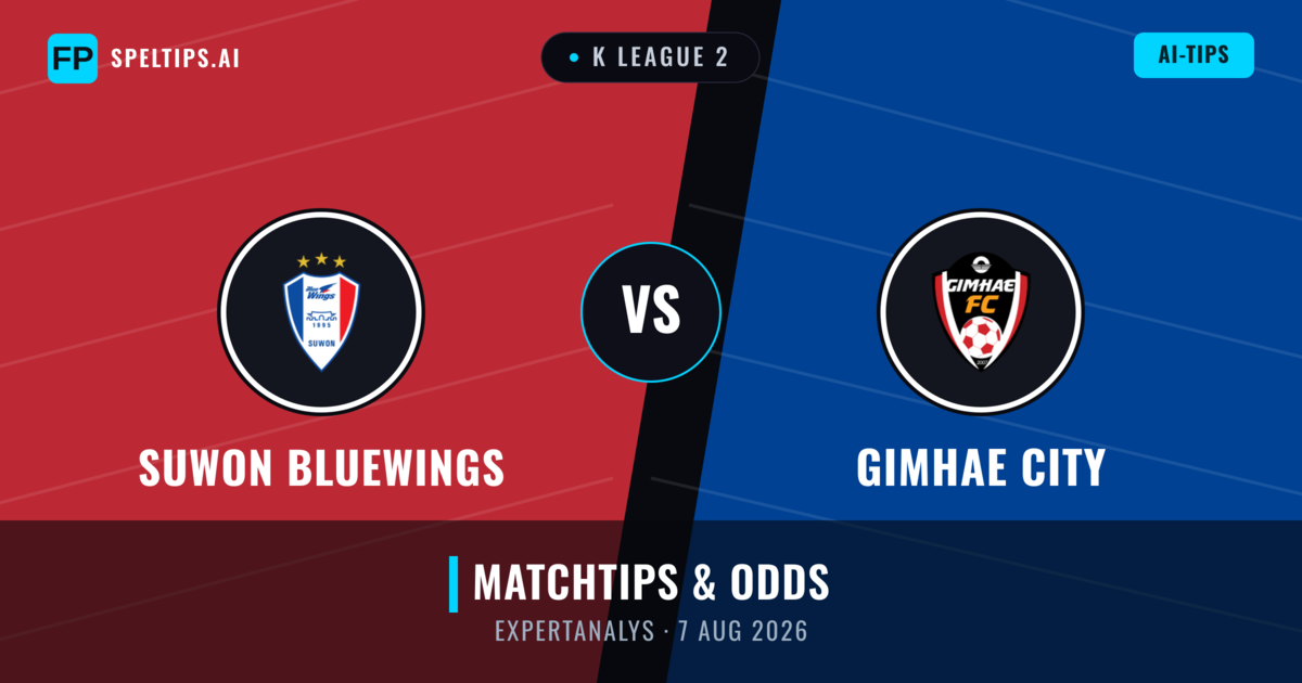 Suwon Bluewings vs Gimhae City — matchtips och förhandstitt