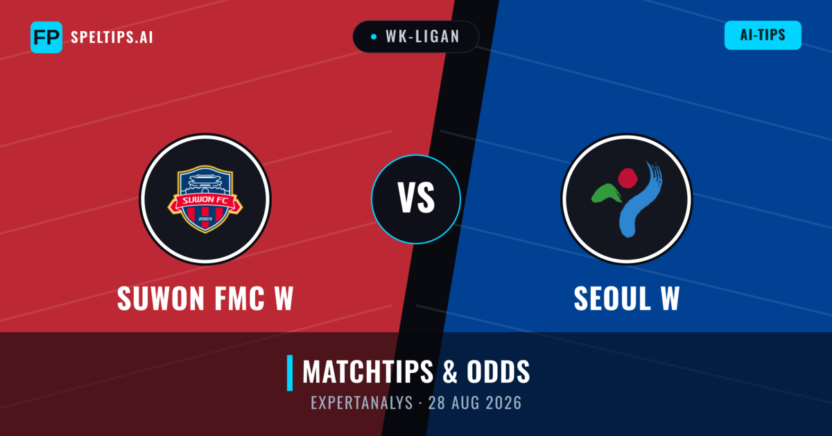 Suwon FMC W vs Seoul W — matchtips och förhandstitt