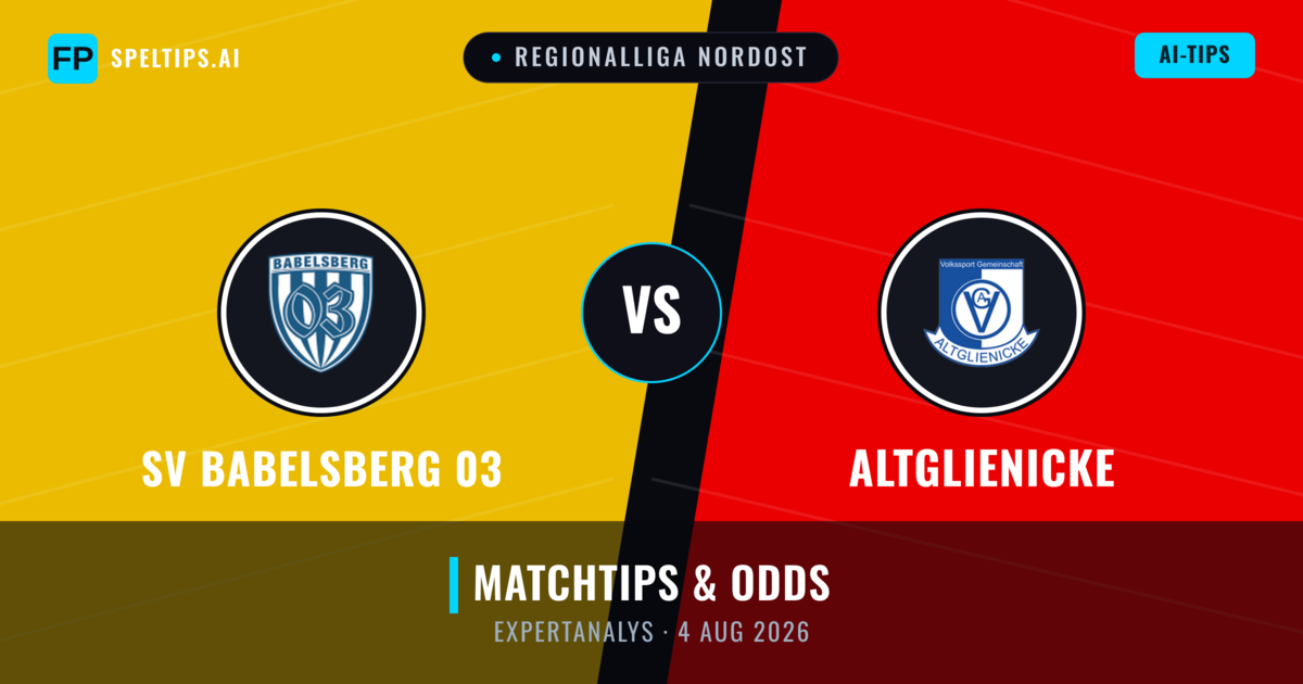 SV Babelsberg 03 vs Altglienicke — matchtips och förhandstitt