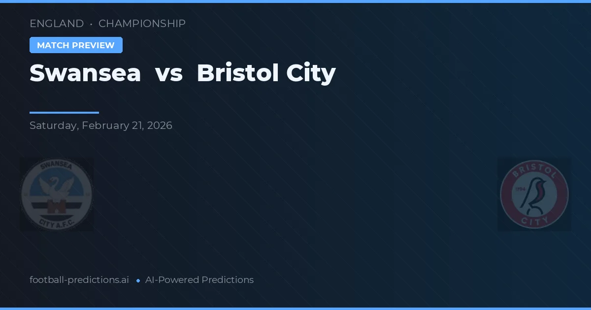 Swansea vs Bristol City — matchtips och förhandstitt
