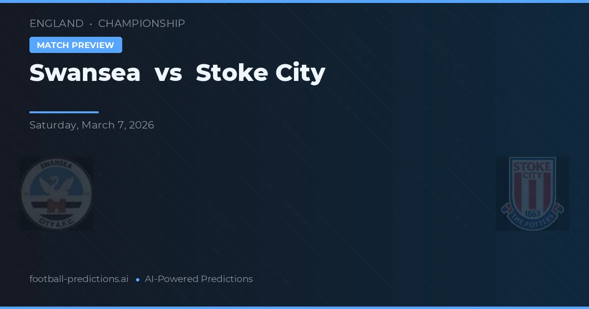 Swansea vs Stoke City — matchtips och förhandstitt