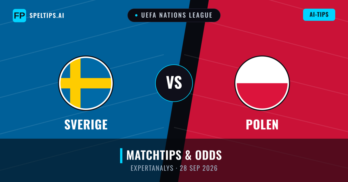 Sverige vs Polen — matchtips och förhandstitt