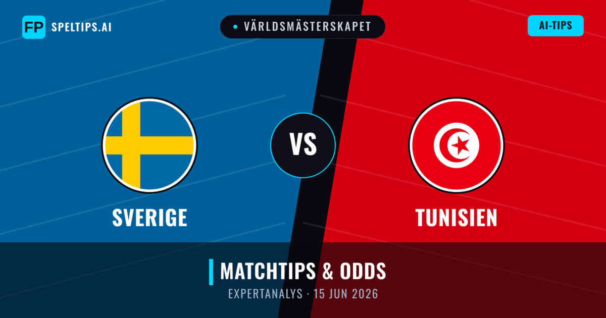 Sverige vs Tunisien — matchtips och förhandstitt