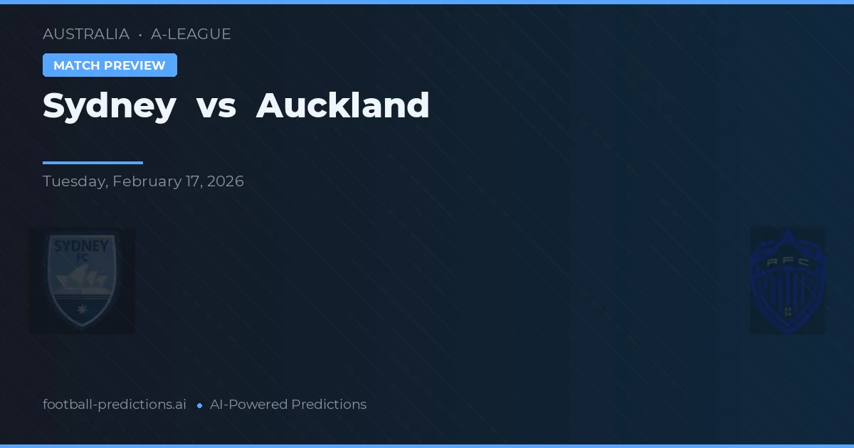 Sydney vs Auckland — matchtips och förhandstitt