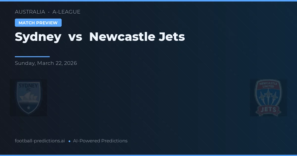 Sydney vs Newcastle Jets — matchtips och förhandstitt