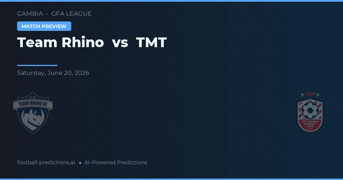 Team Rhino vs TMT — matchtips och förhandstitt