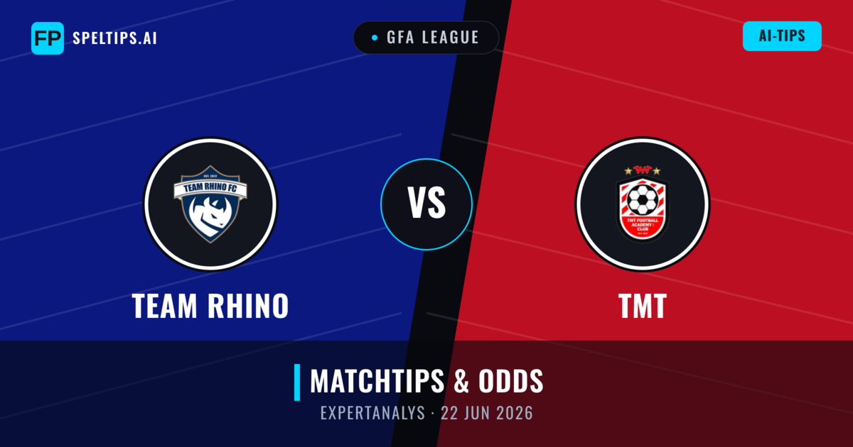 Team Rhino vs TMT — matchtips och förhandstitt