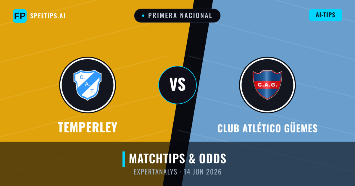 Temperley vs Club Atlético Güemes — matchtips och förhandstitt