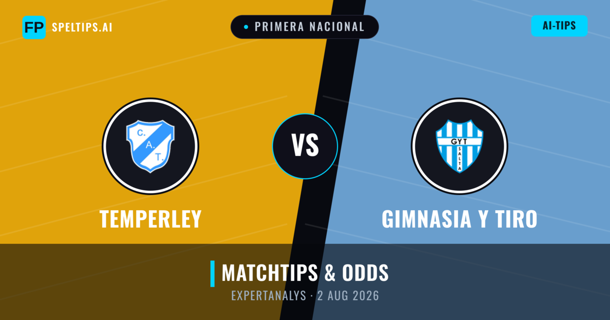 Temperley vs Gimnasia y Tiro — matchtips och förhandstitt