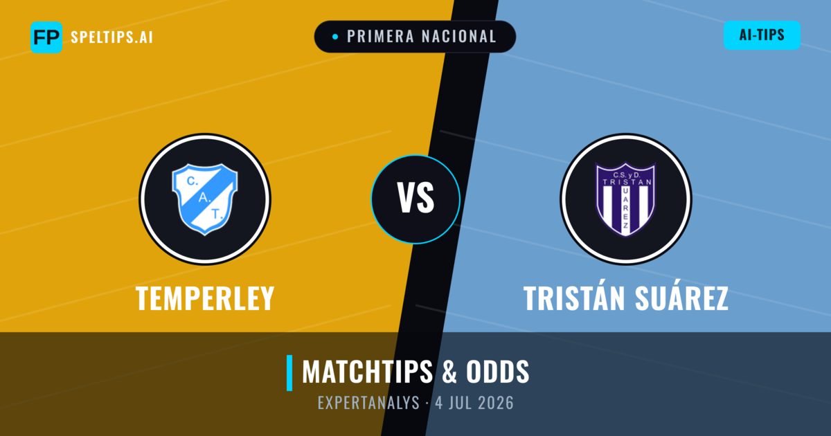 Temperley vs Tristán Suárez — matchtips och förhandstitt