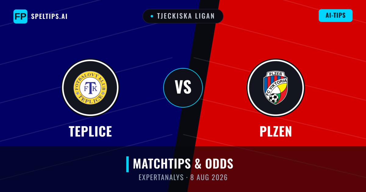 Teplice vs Plzen — matchtips och förhandstitt