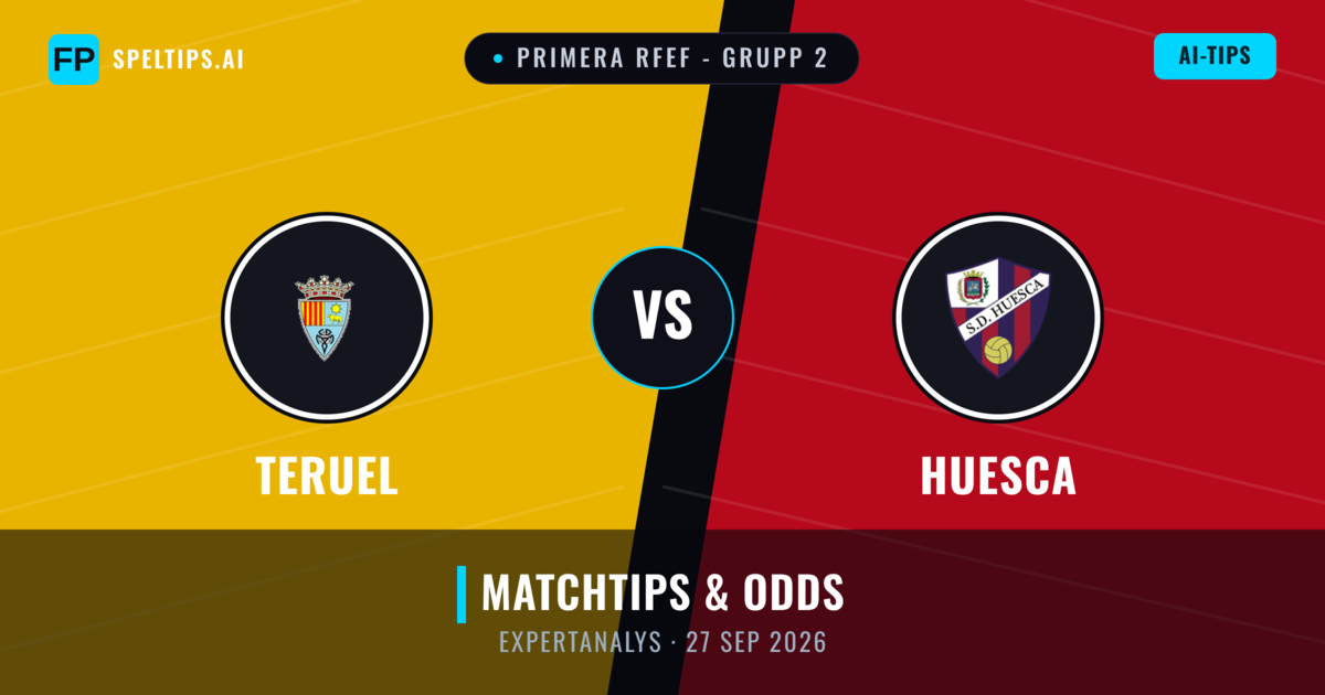 Teruel vs Huesca — matchtips och förhandstitt