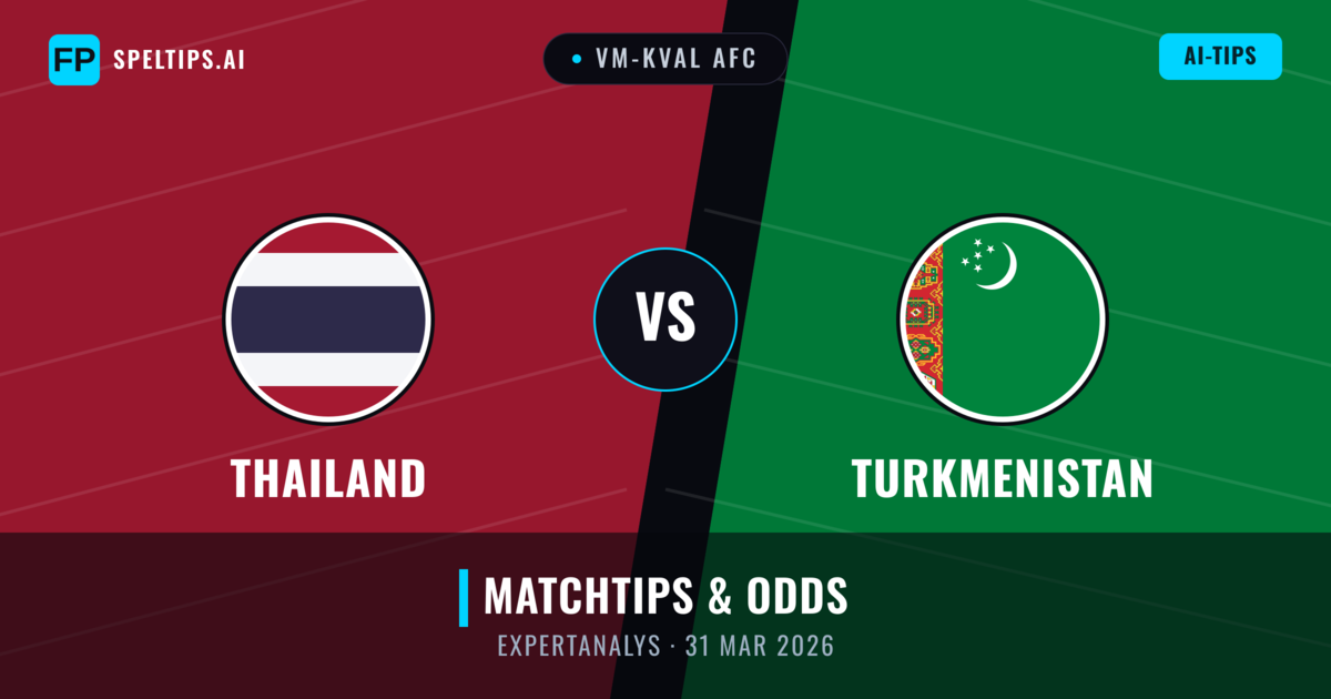 Thailand vs Turkmenistan — matchtips och förhandstitt