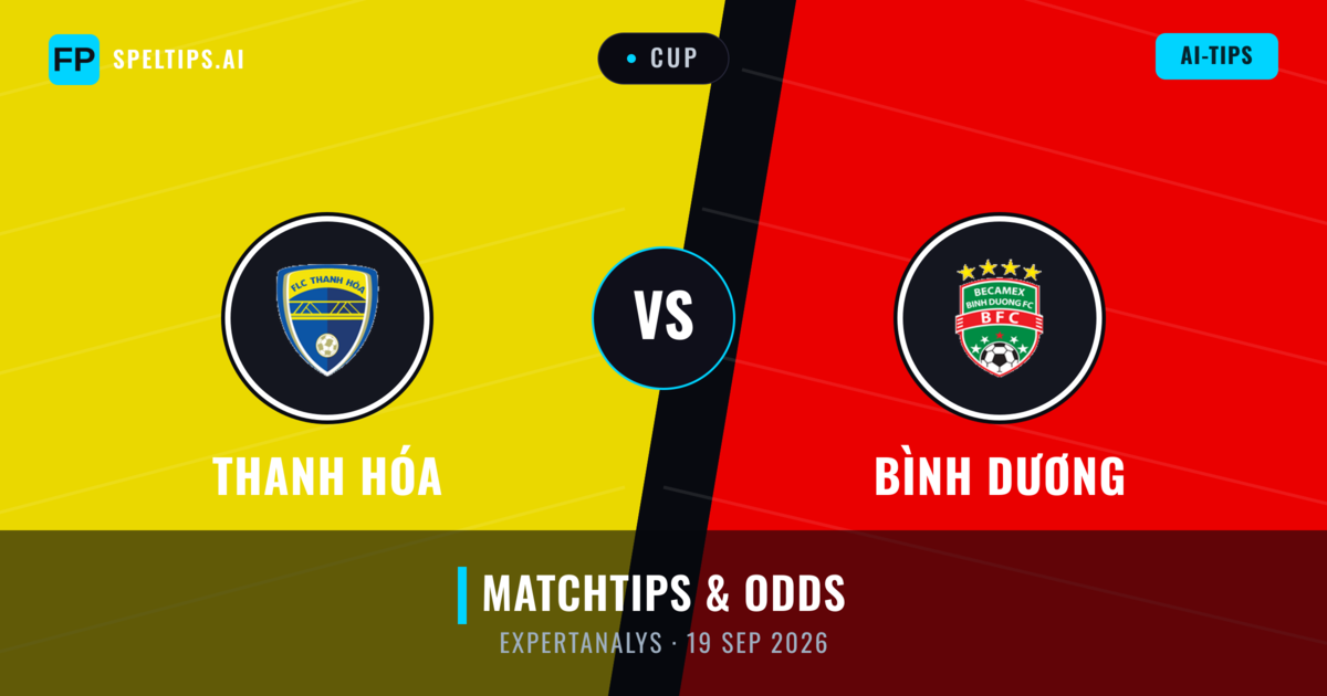 Thanh Hóa vs Bình Dương — matchtips och förhandstitt