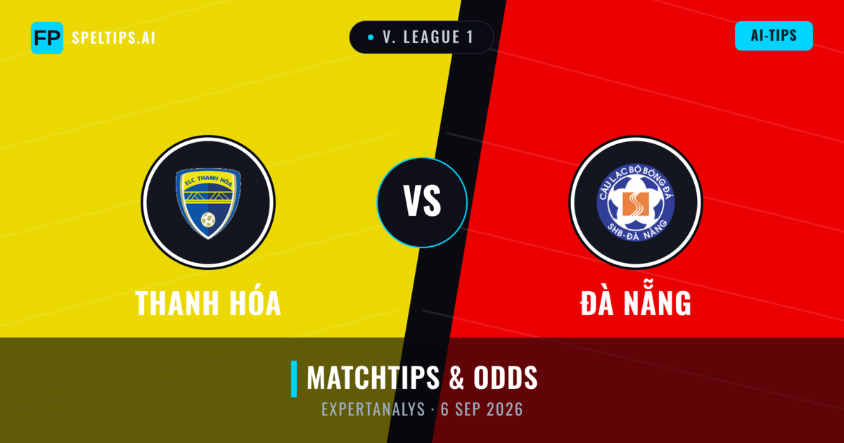 Thanh Hóa vs Đà Nẵng — matchtips och förhandstitt