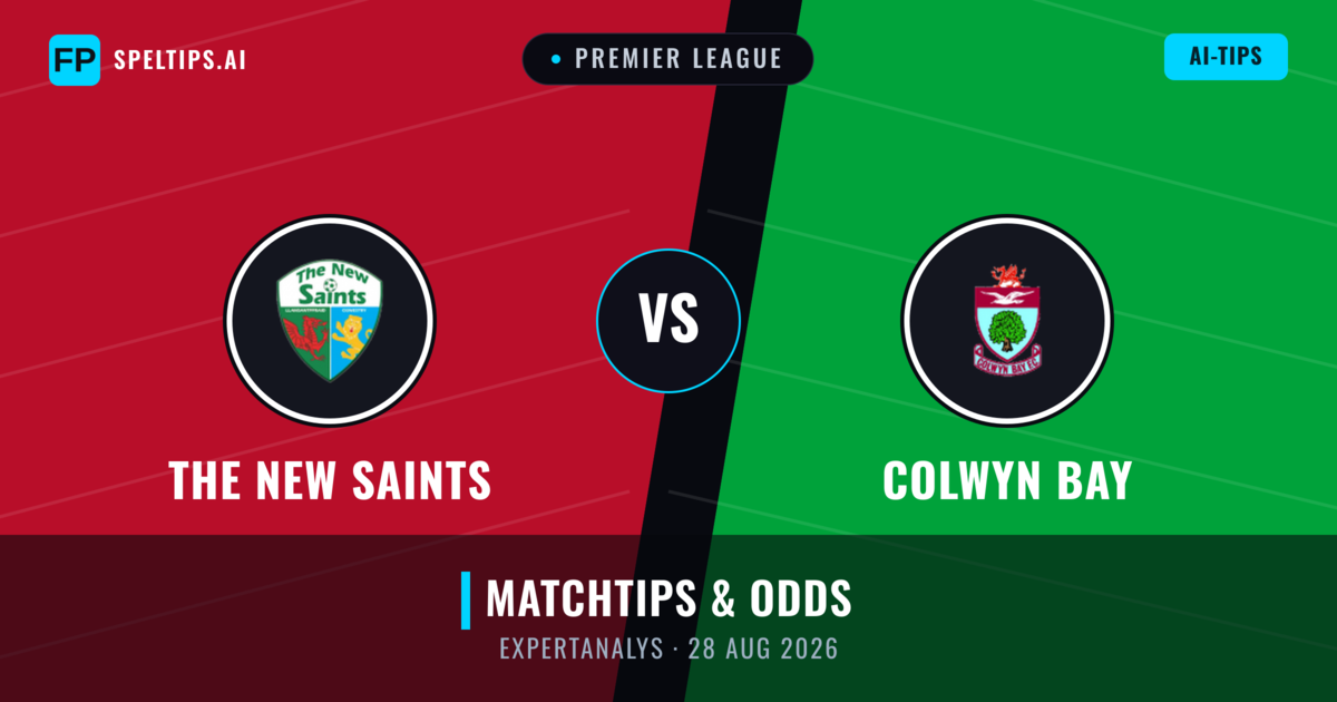 The New Saints vs Colwyn Bay — matchtips och förhandstitt