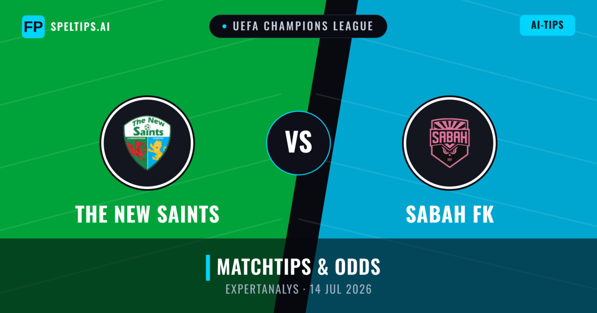 The New Saints vs Sabah FK — matchtips och förhandstitt