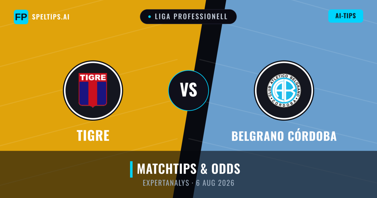 Tigre vs Belgrano Córdoba — matchtips och förhandstitt