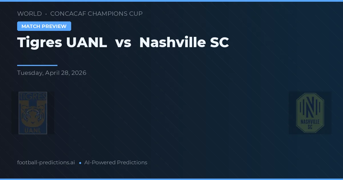 Tigres UANL vs Nashville SC — matchtips och förhandstitt
