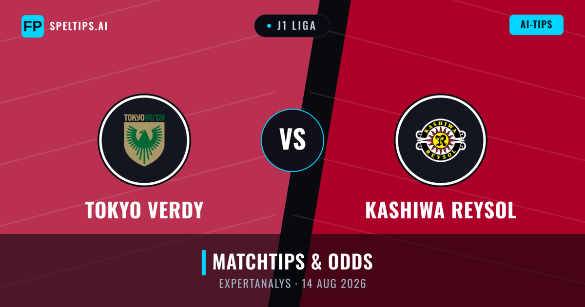Tokyo Verdy vs Kashiwa Reysol — matchtips och förhandstitt
