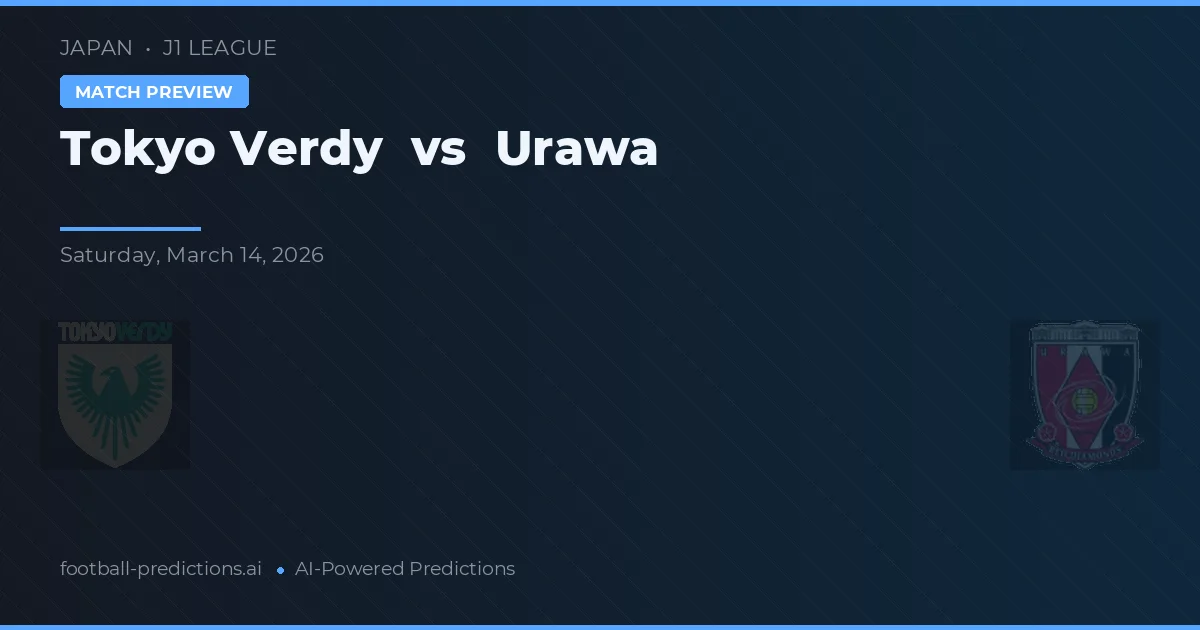 Tokyo Verdy vs Urawa Reds — matchtips och förhandstitt