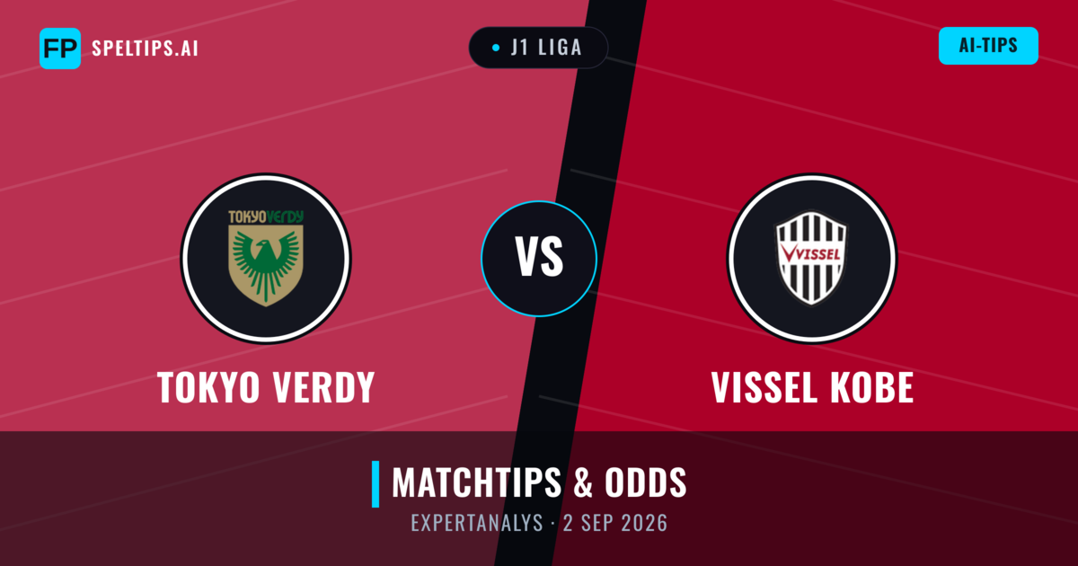 Tokyo Verdy vs Vissel Kobe — matchtips och förhandstitt