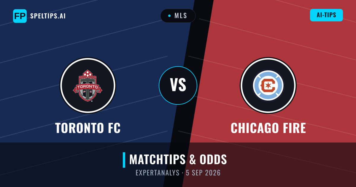 Toronto FC vs Chicago Fire — matchtips och förhandstitt