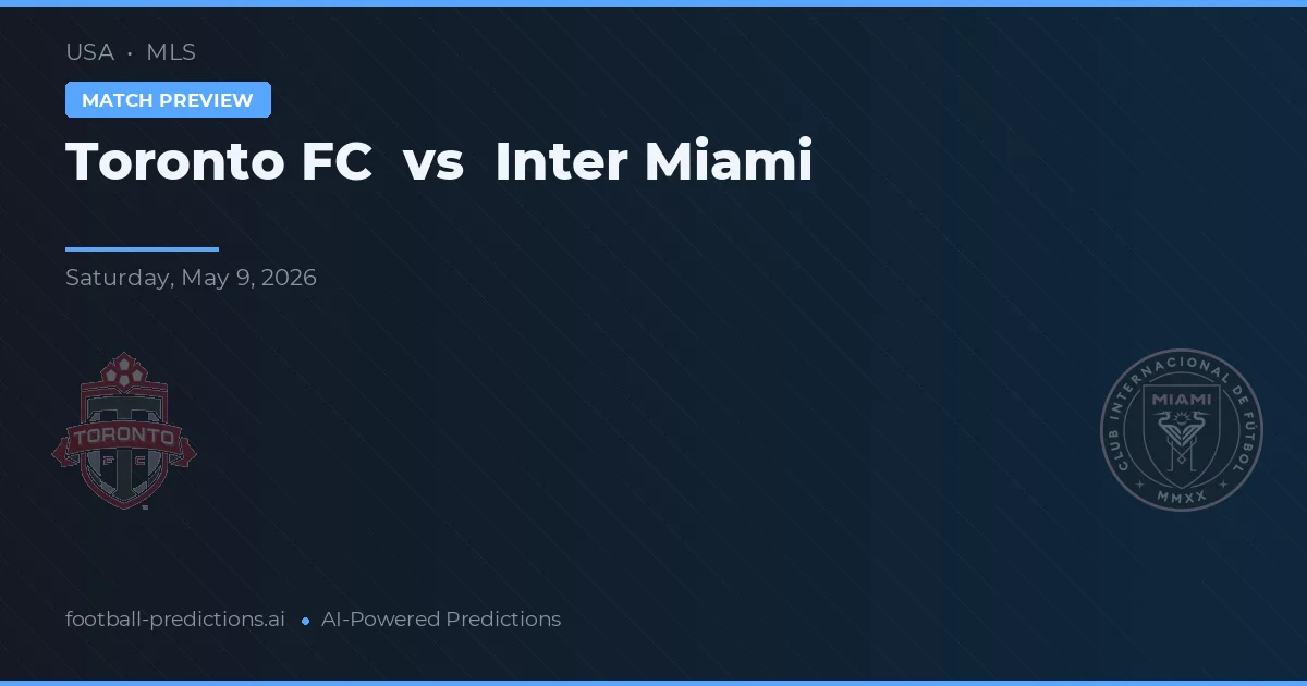 Toronto FC vs Inter Miami — matchtips och förhandstitt