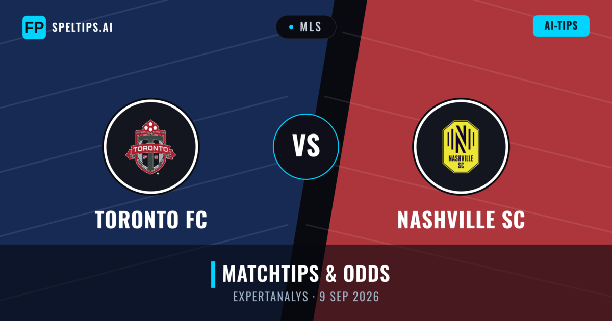Toronto FC vs Nashville SC — matchtips och förhandstitt