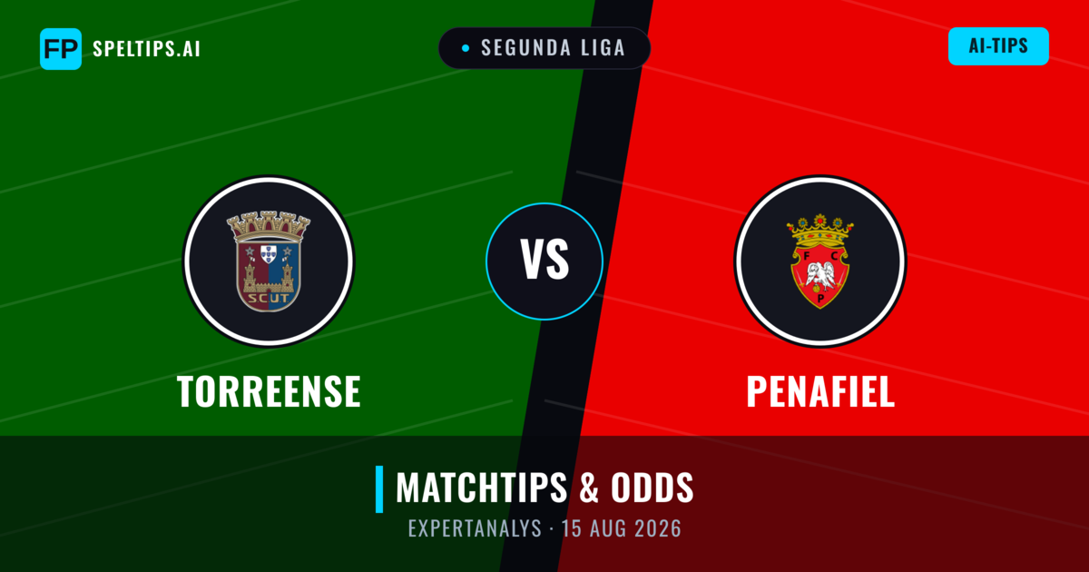 Torreense vs Penafiel — matchtips och förhandstitt