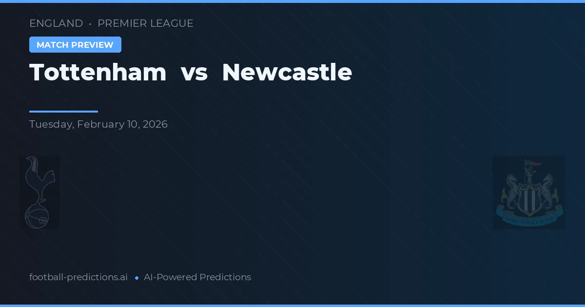Tottenham vs Newcastle — matchtips och förhandstitt