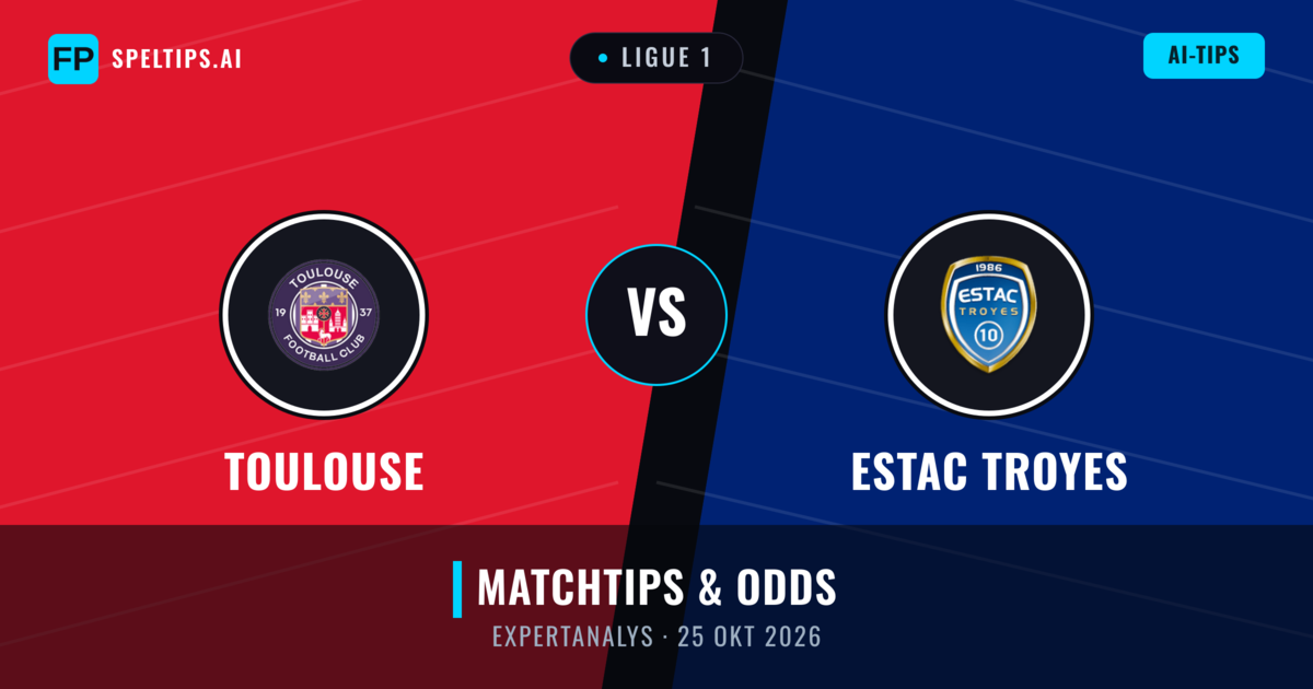 Toulouse vs Estac Troyes — matchtips och förhandstitt