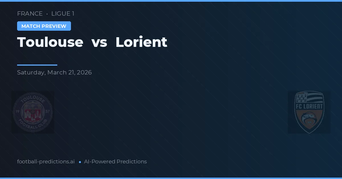 Toulouse vs Lorient — matchtips och förhandstitt