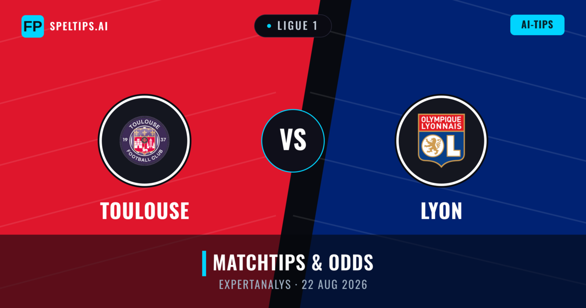 Toulouse vs Lyon — matchtips och förhandstitt