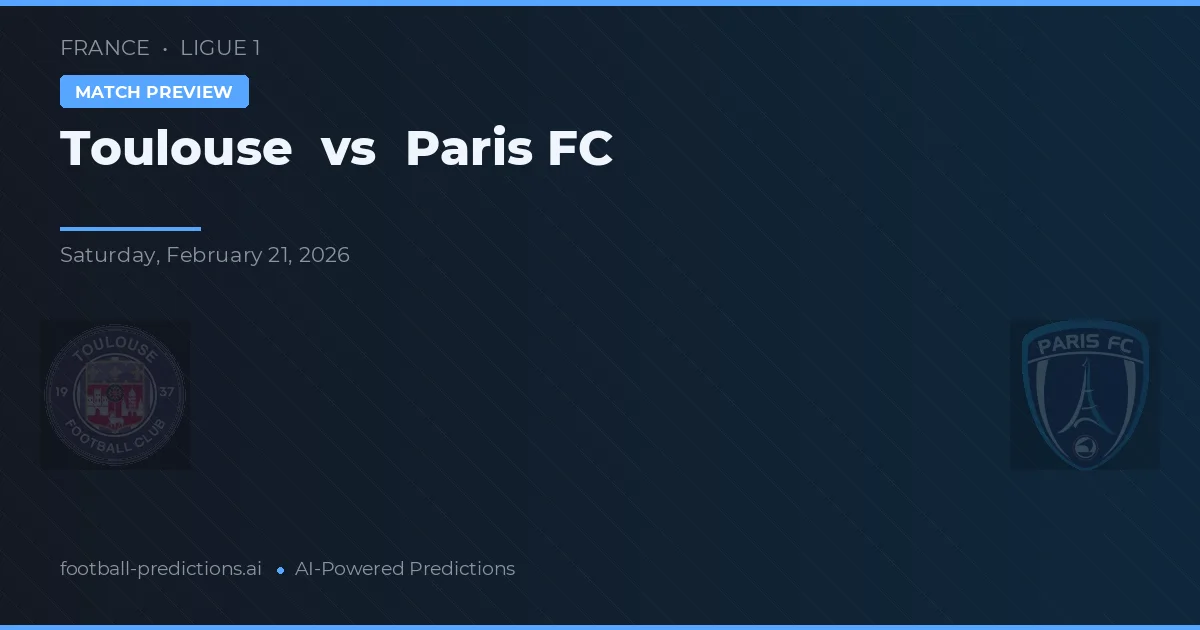 Toulouse vs Paris FC — matchtips och förhandstitt