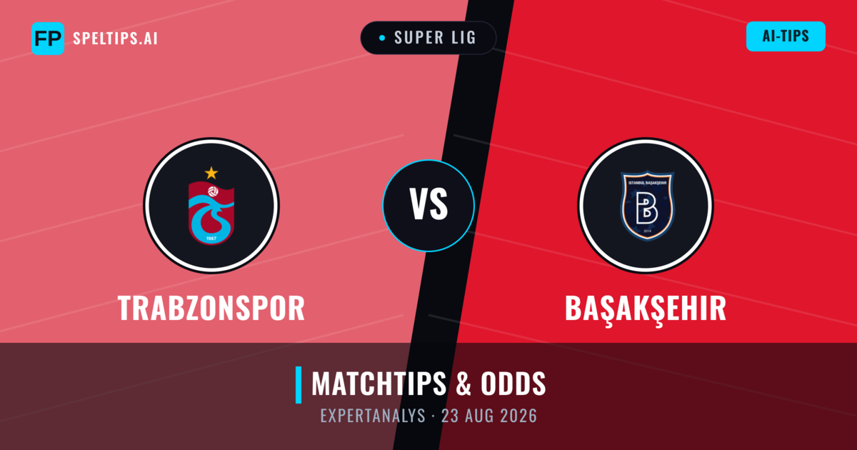 Trabzonspor vs Başakşehir — matchtips och förhandstitt