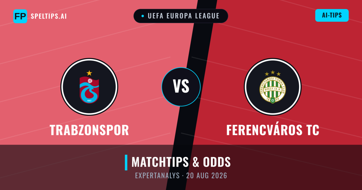 Trabzonspor vs Ferencváros TC — matchtips och förhandstitt
