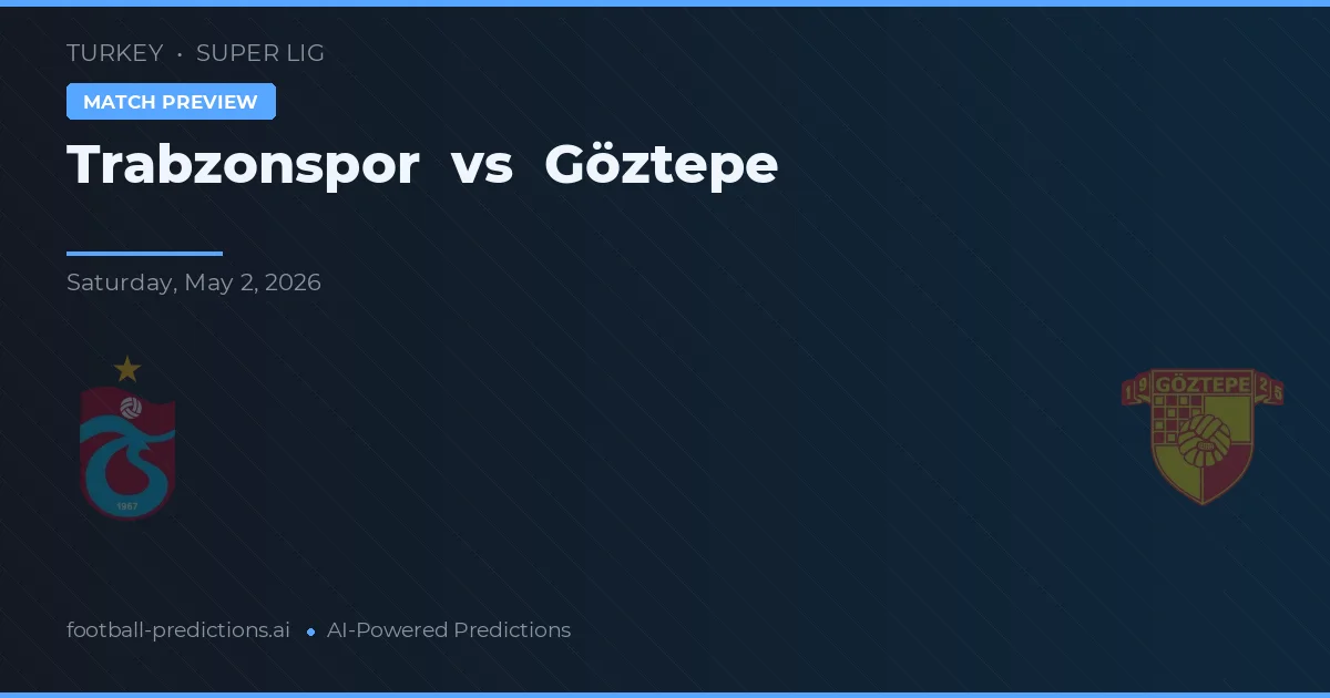 Trabzonspor vs Göztepe — matchtips och förhandstitt