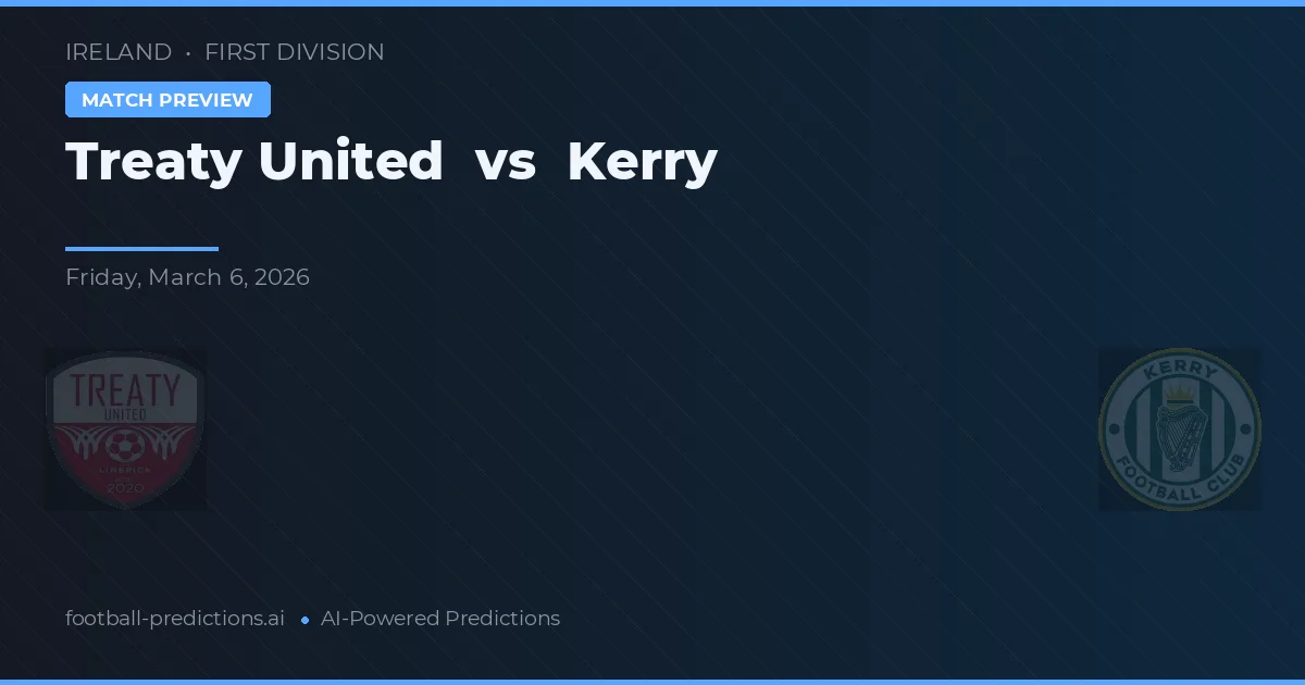Treaty United vs Kerry — matchtips och förhandstitt