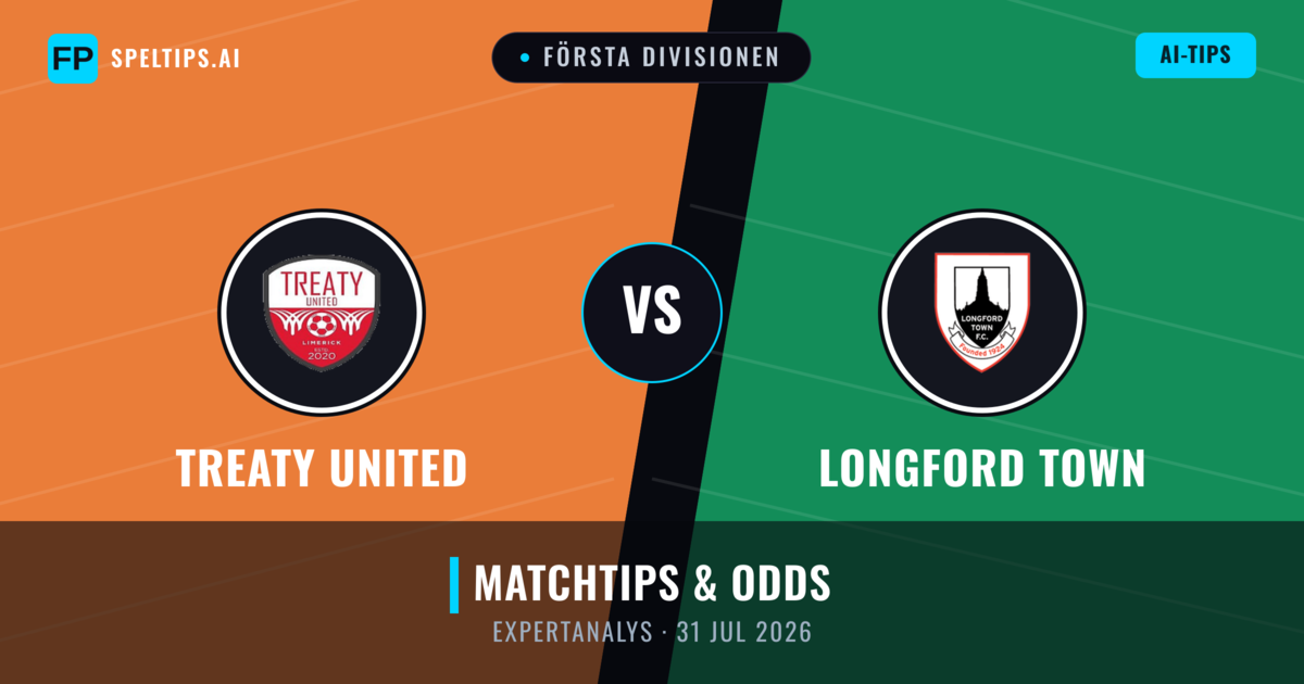 Treaty United vs Longford Town — matchtips och förhandstitt