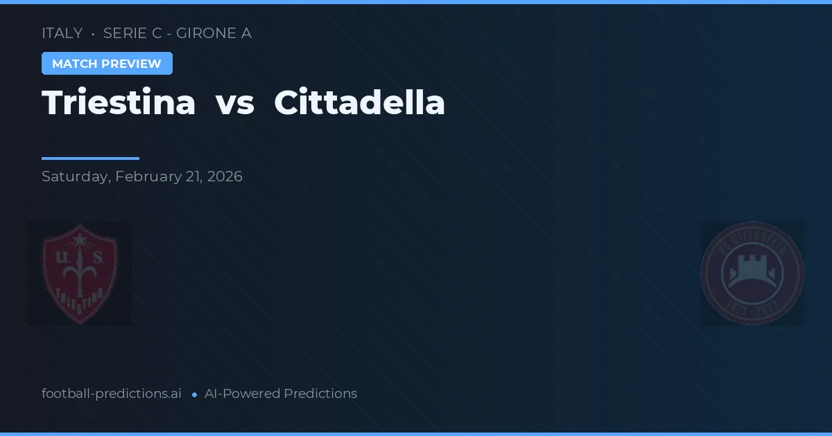 Triestina vs Cittadella — matchtips och förhandstitt