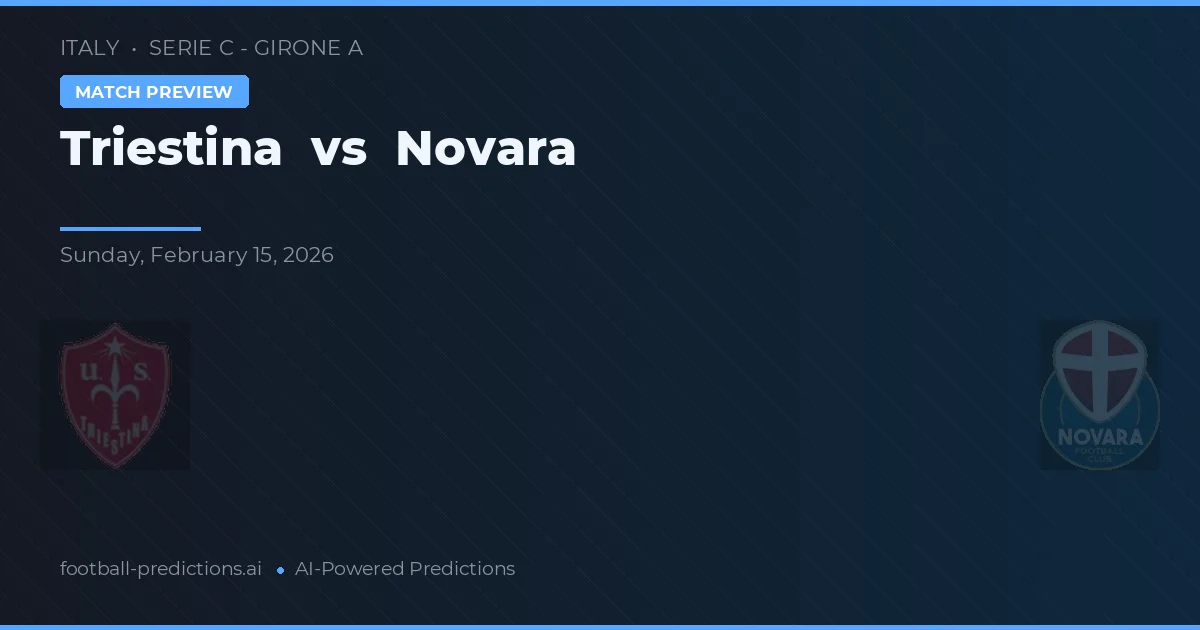 Triestina vs Novara — matchtips och förhandstitt