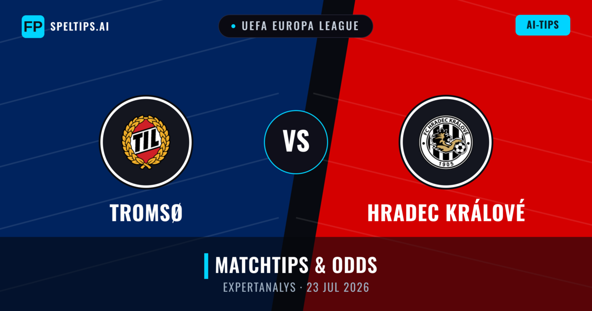 Tromsø vs Hradec Králové — matchtips och förhandstitt
