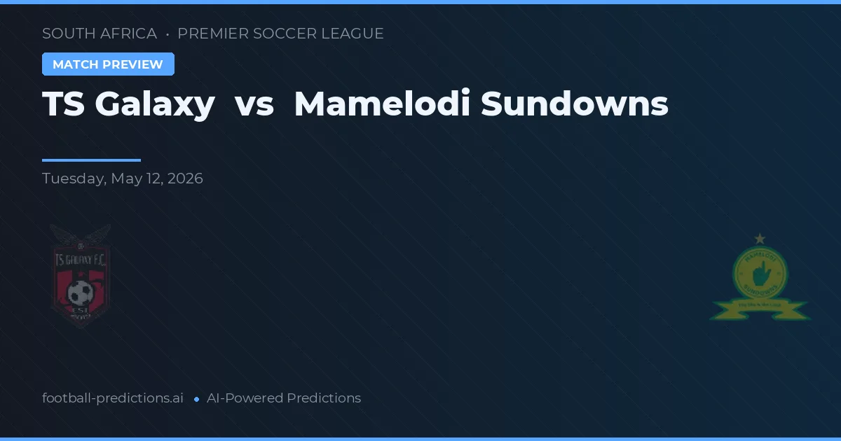 TS Gaalax vs Mamelodi Sundowns — matchtips och förhandstitt