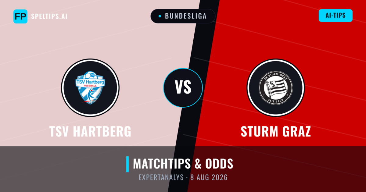 TSV Hartberg vs Sturm Graz — matchtips och förhandstitt