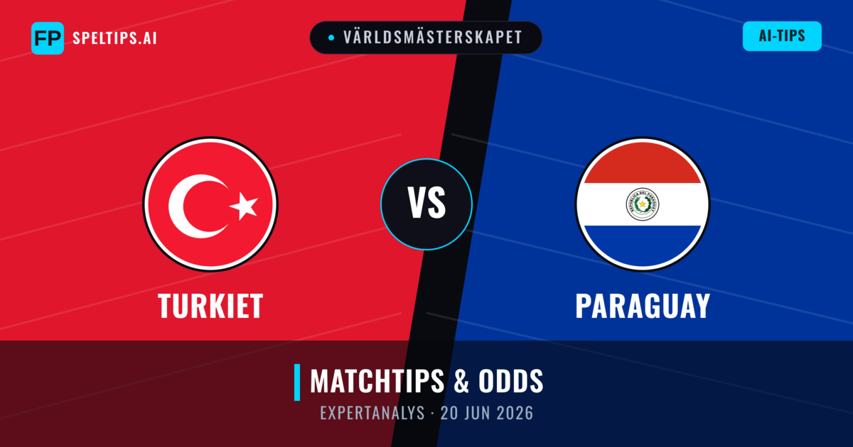 Turkiet vs Paraguay — matchtips och förhandstitt