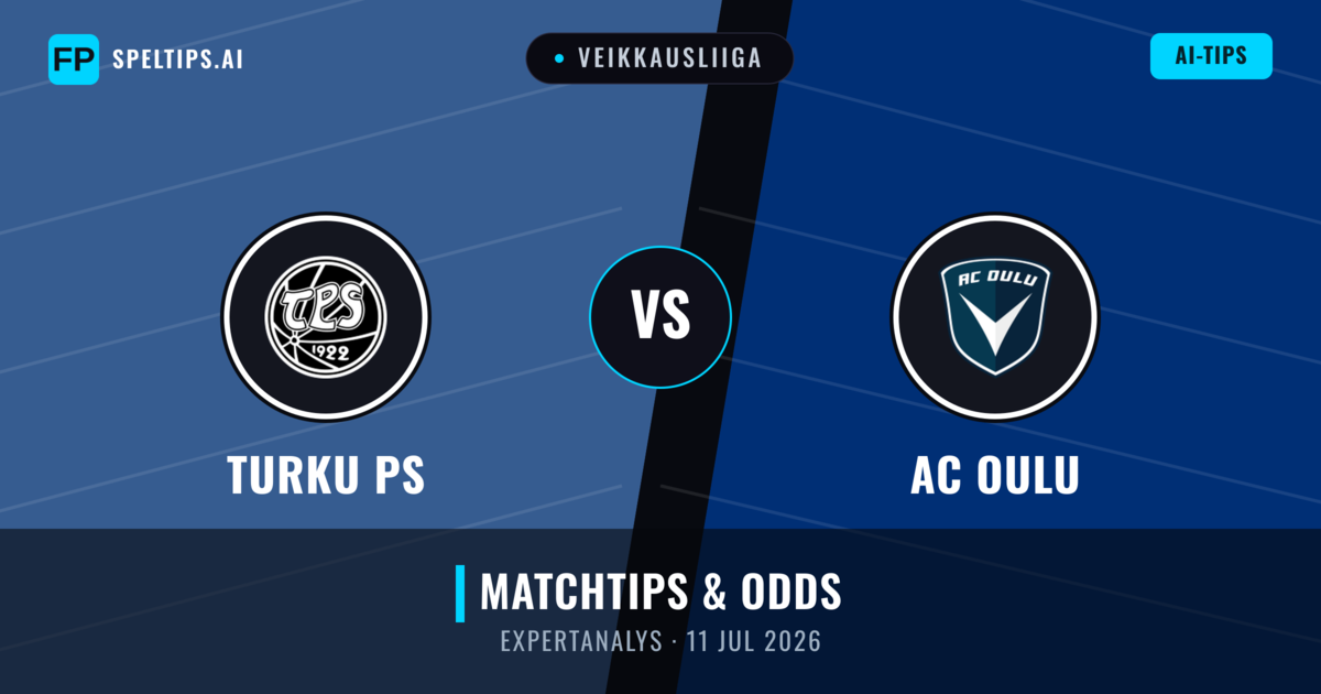Turku PS vs AC Oulu — matchtips och förhandstitt