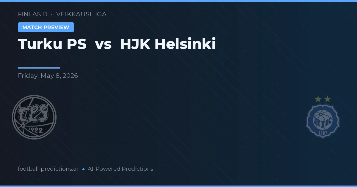 Turku PS vs HJK Helsingfors — matchtips och förhandstitt