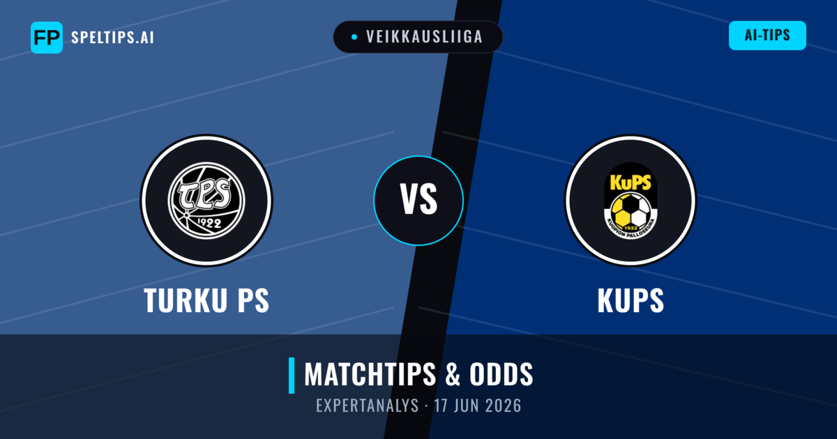 Turku PS vs KuPS — matchtips och förhandstitt